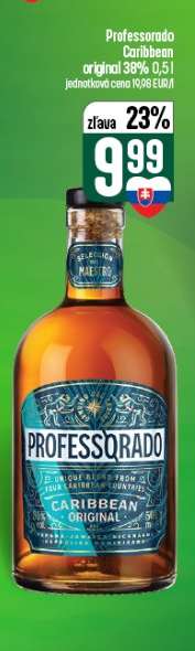 Professorado Caribbean original 38% 0,5l