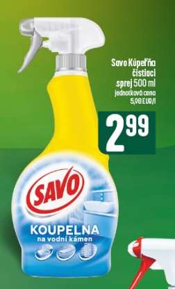 Savo Kúpeľňa čistiaci sprej
