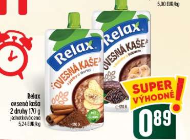 Relax ovesná kaše