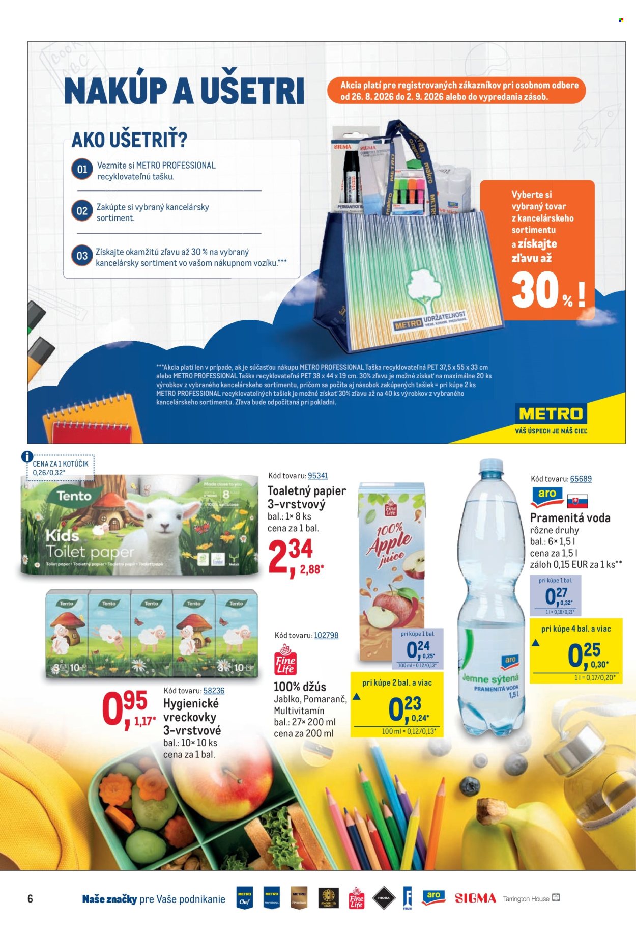 Leták Metro - 26.8.2026 - 8.9.2026. Strana 6