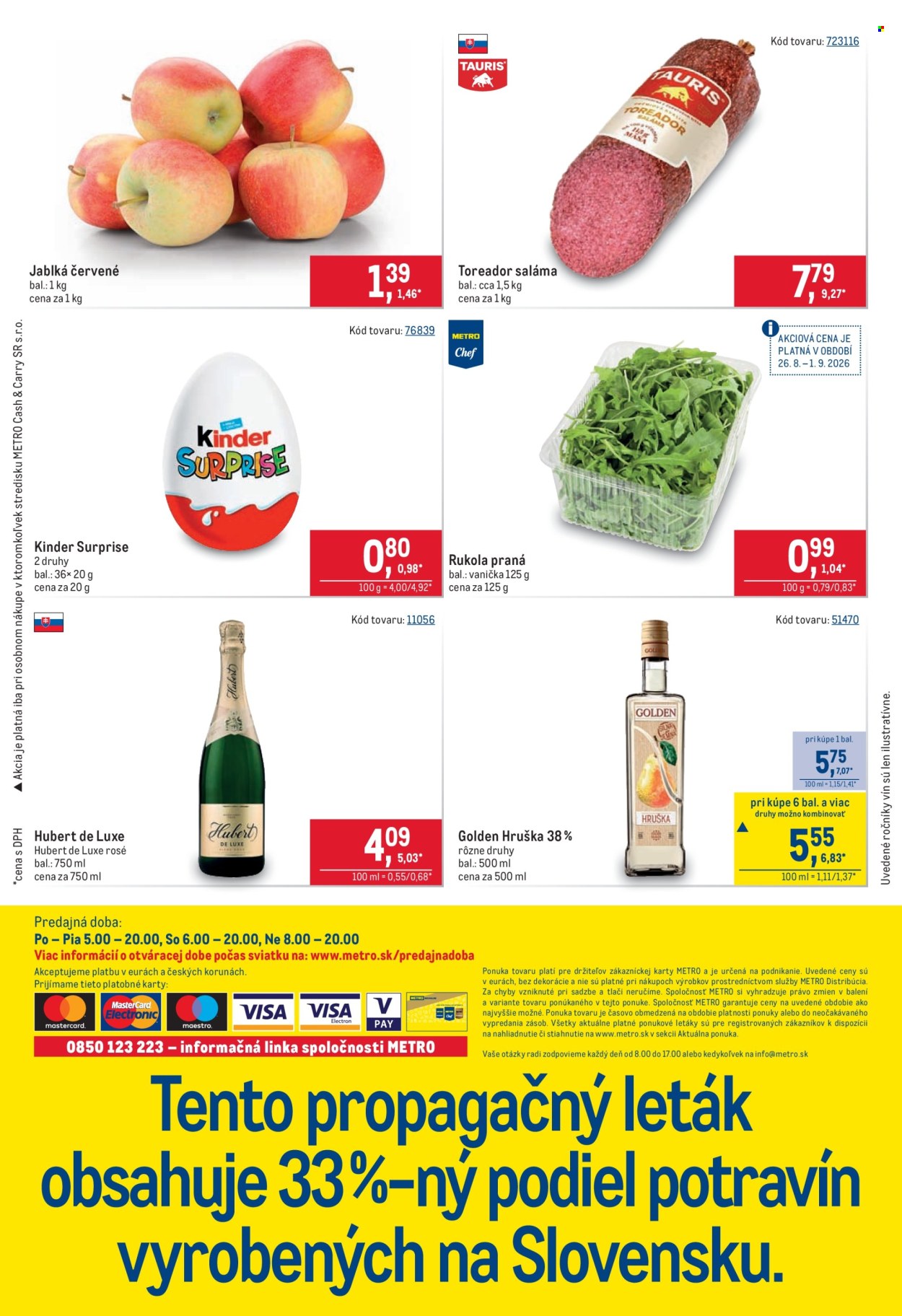 Leták Metro - 26.8.2026 - 8.9.2026. Strana 40