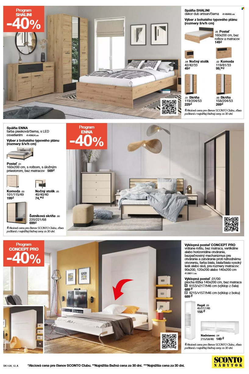 Leták Sconto nábytok - 26.8.2026 - 22.9.2026. Strana 13