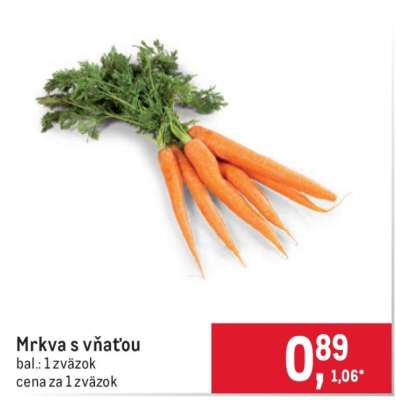 Mrkva s vňaťou