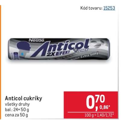 ANTICOL CUKRÍKY