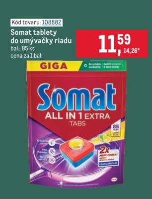 Somat Tablety do umývačky riadu