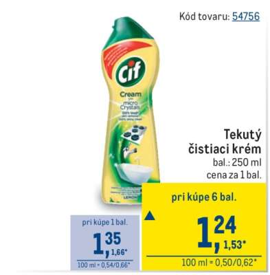 Tekutý čistiaci krém