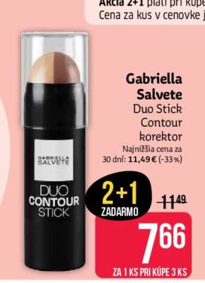 Gabriella Salvete Duo Stick Contour korektor