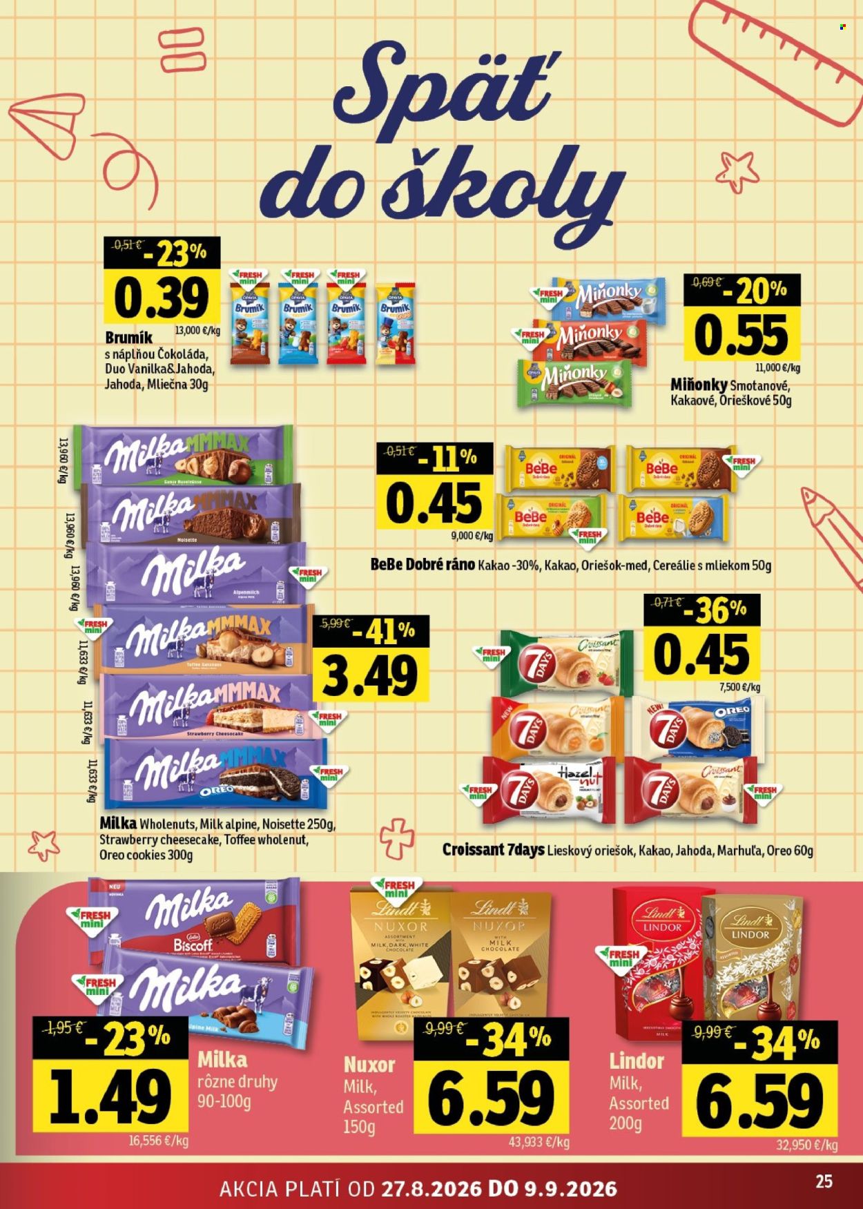 Leták FRESH - 27.8.2026 - 9.9.2026. Strana 25