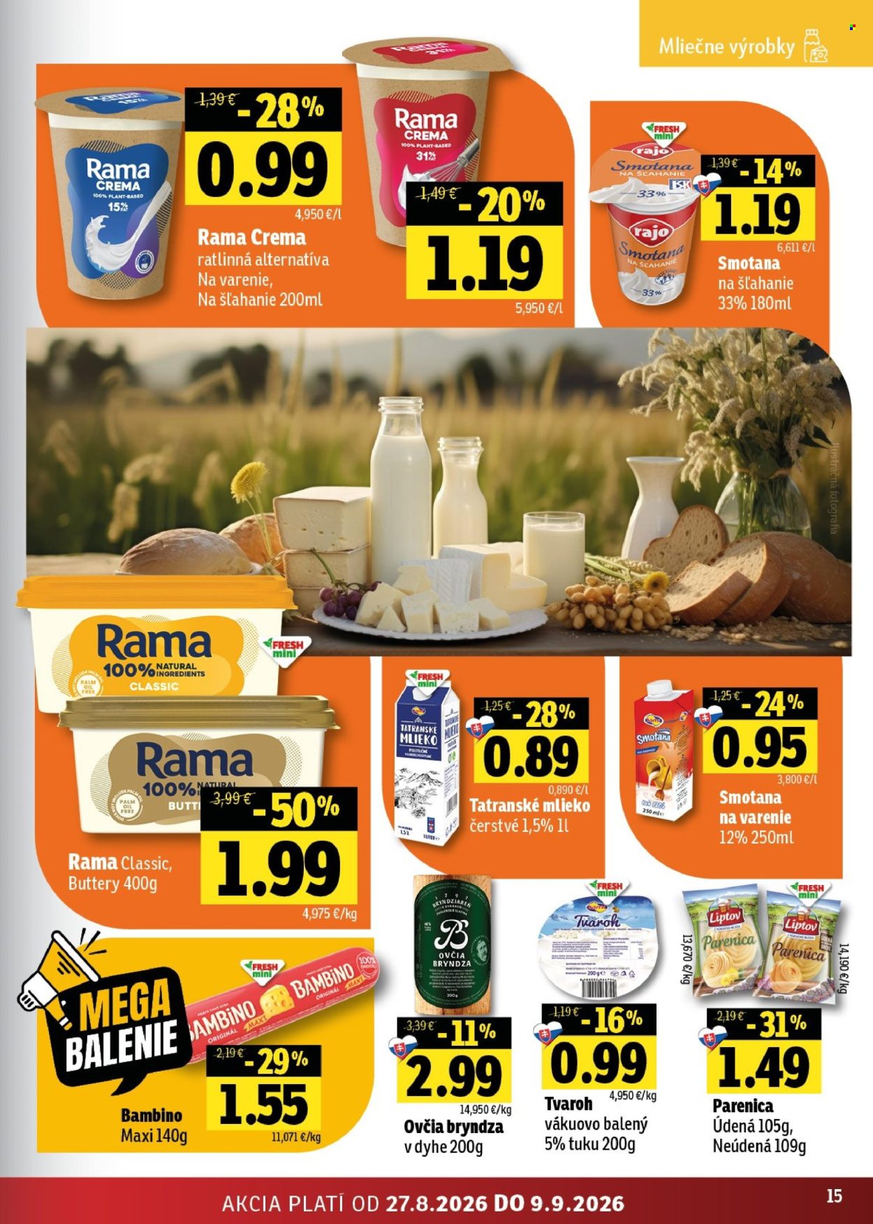 Leták FRESH - 27.8.2026 - 9.9.2026. Strana 15
