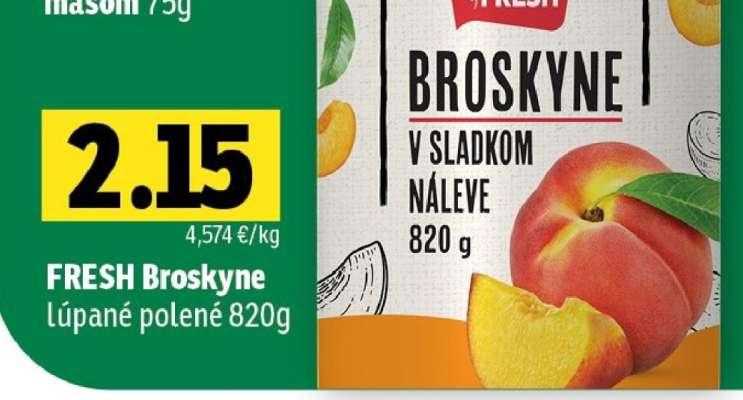 FRESH Broskyne