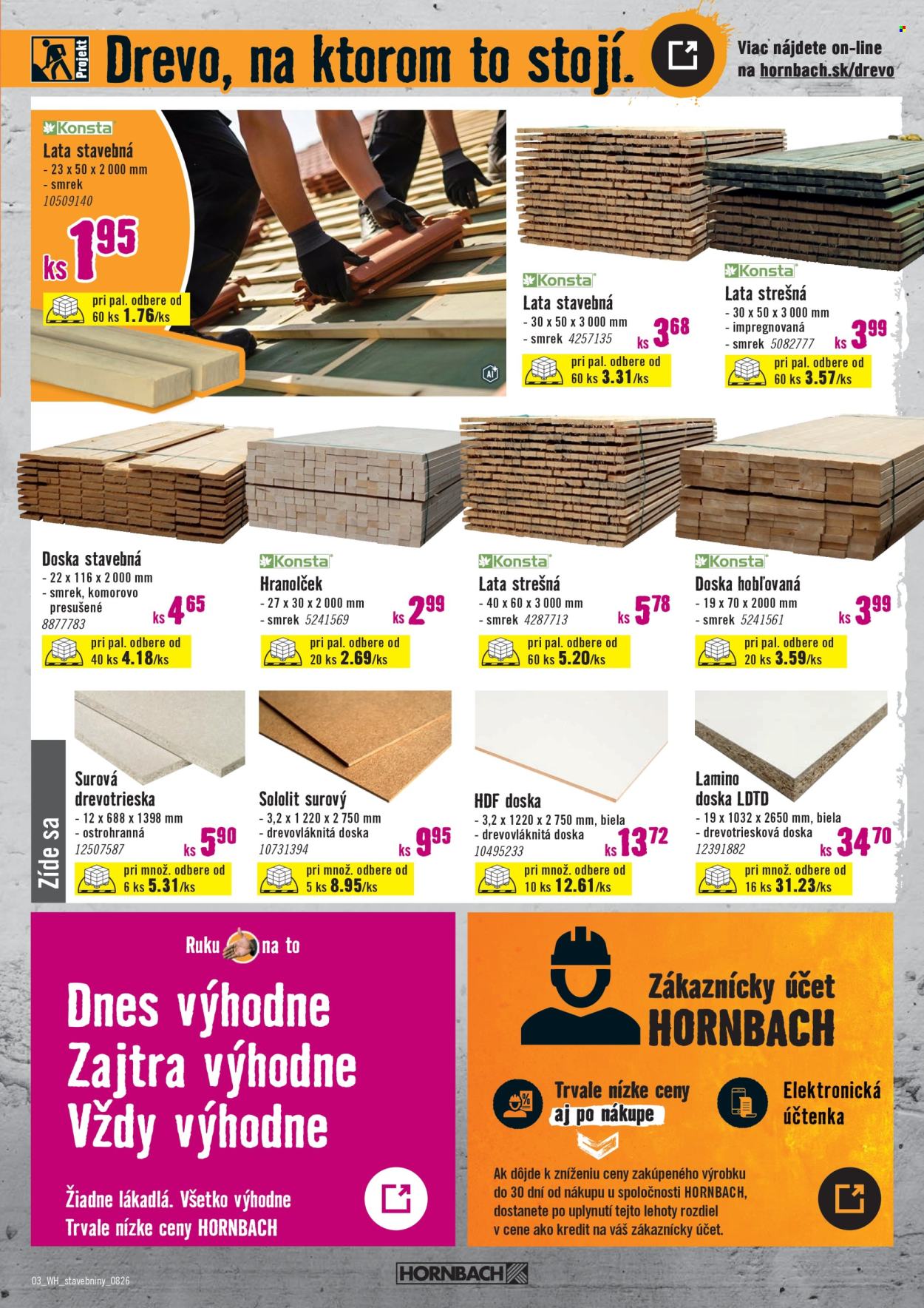 Leták Hornbach - 26.8.2026 - 9.9.2026. Strana 3