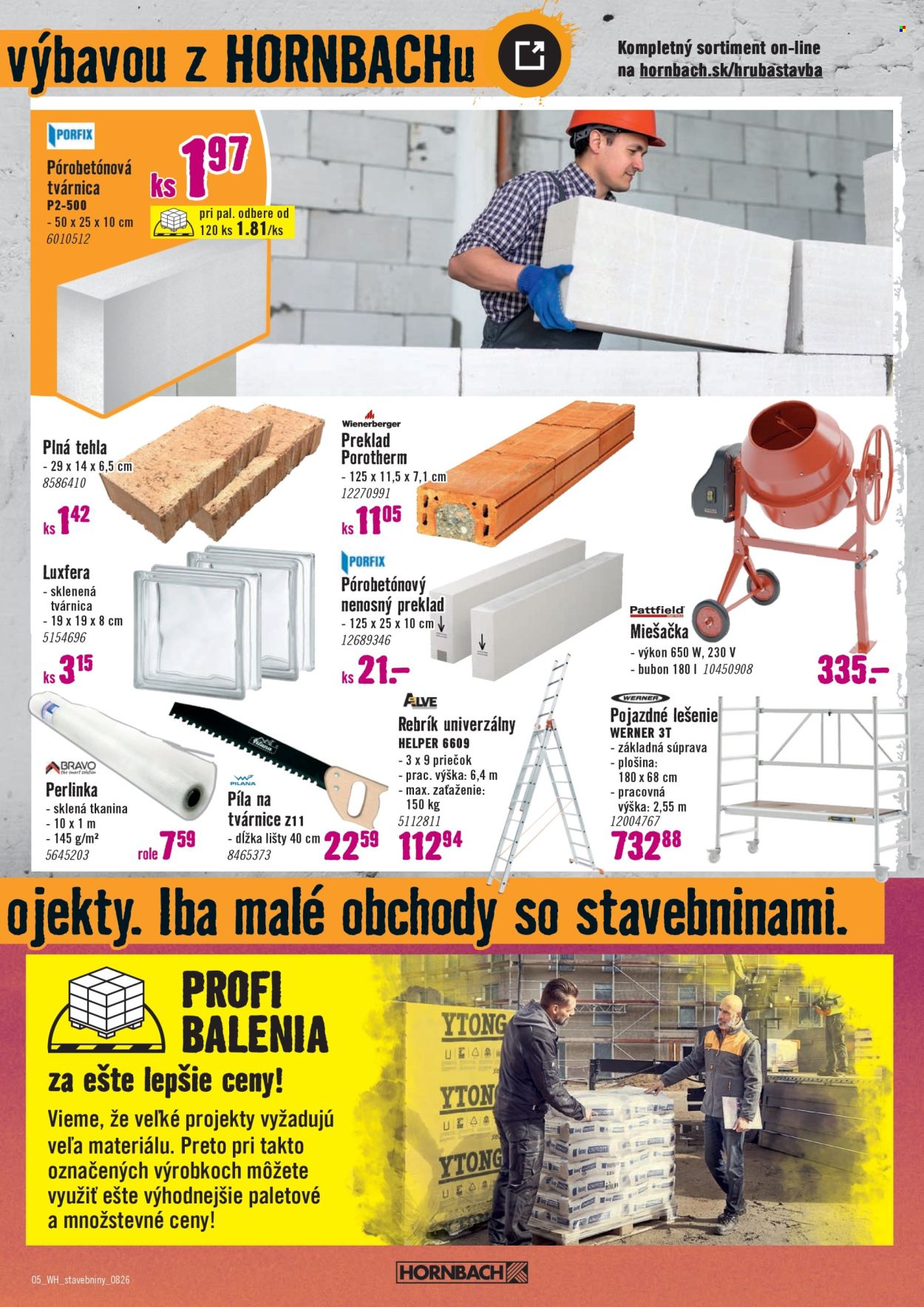 Leták Hornbach - 26.8.2026 - 9.9.2026. Strana 5