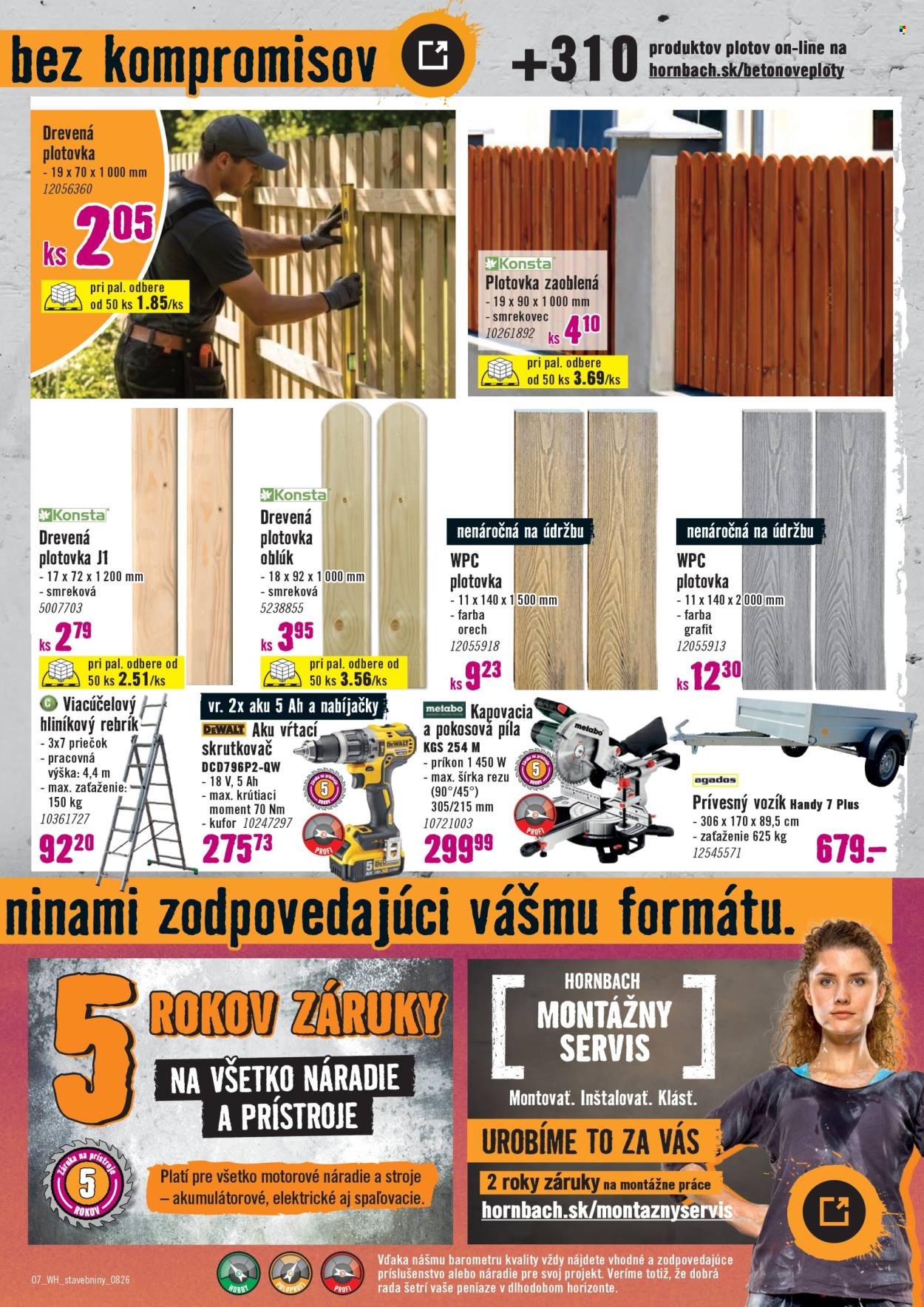 Leták Hornbach - 26.8.2026 - 9.9.2026. Strana 7