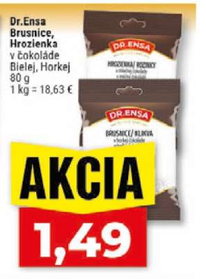 Dr.Ensa Brusnice, Hrozienka v čokoláde