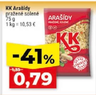 KK Arašídy pražené solené