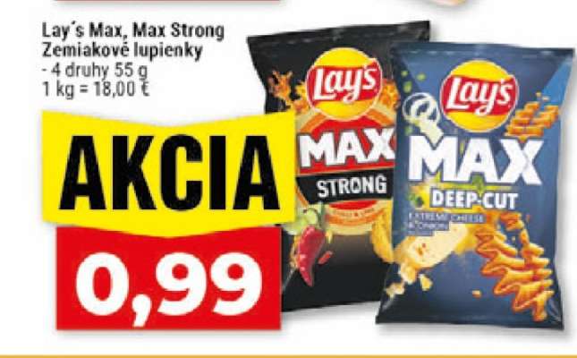 Lay's Max, Max Strong Zemiakové lupienky