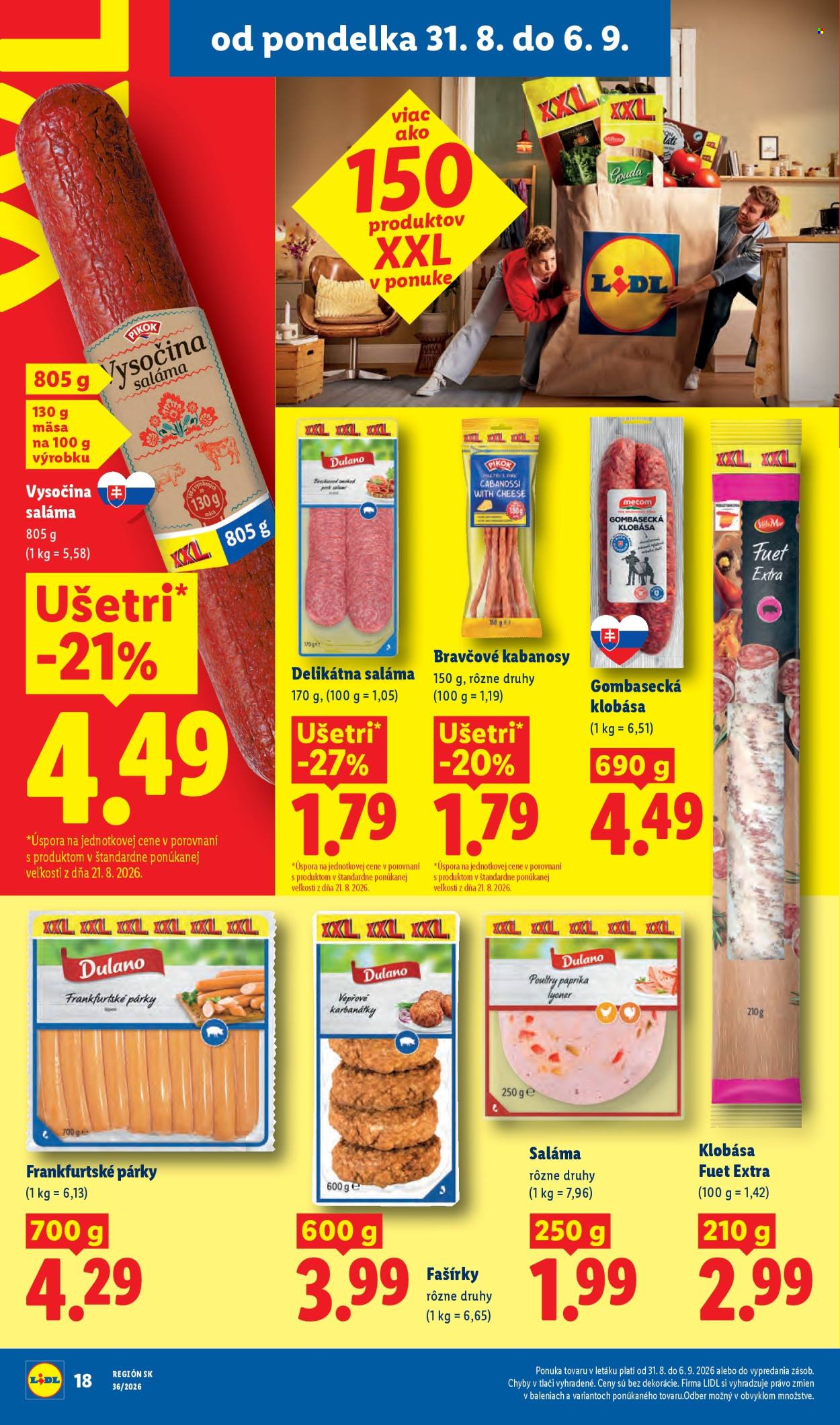 Leták Lidl - 31.8.2026 - 6.9.2026. Strana 26