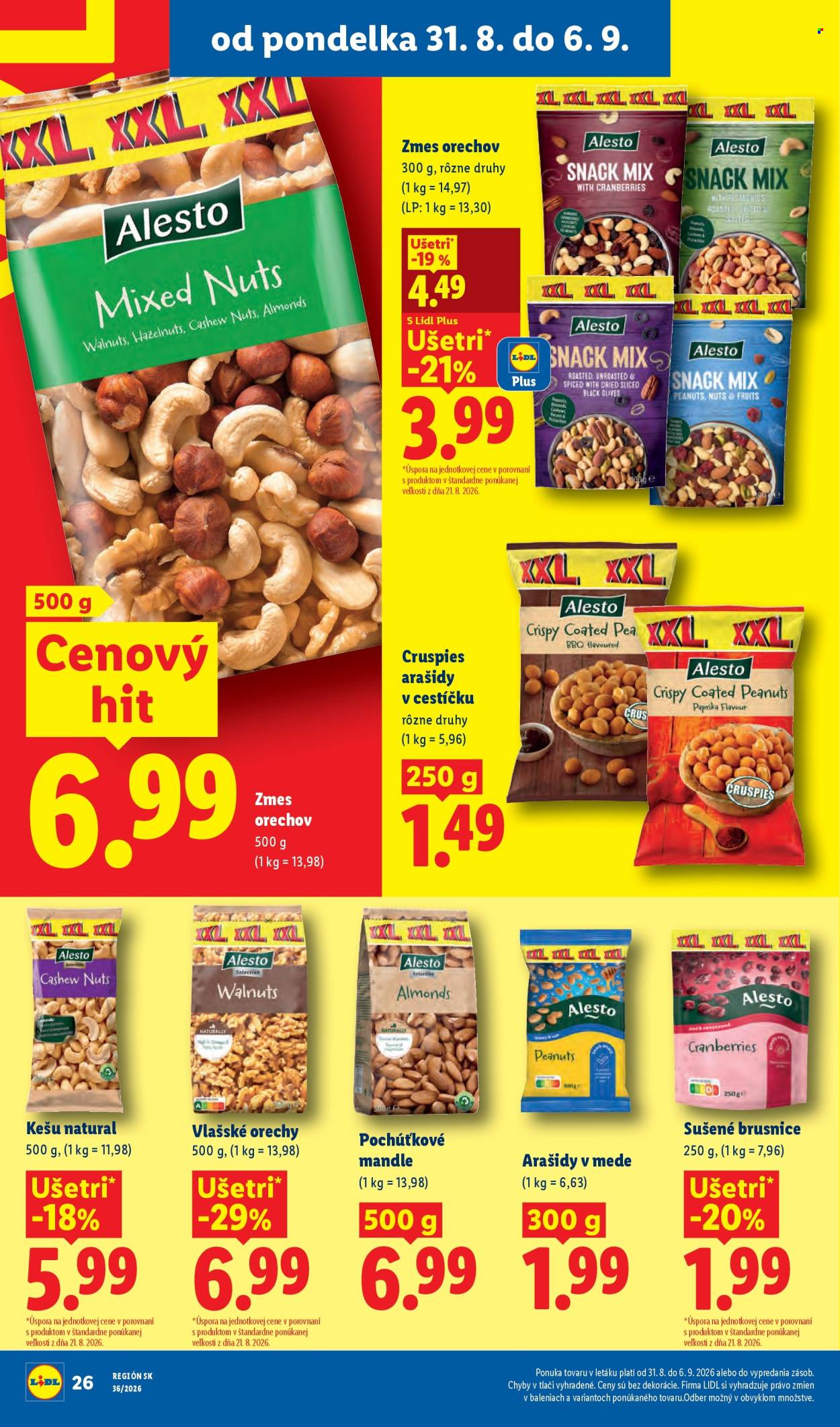 Leták Lidl - 31.8.2026 - 6.9.2026. Strana 34