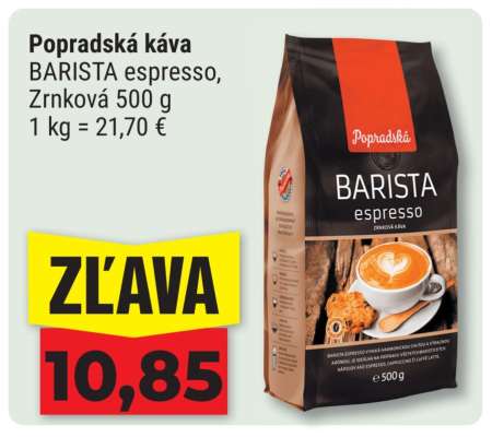 Popradská káva Barista Espresso