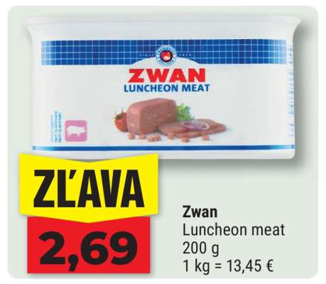 Zwan Luncheon meat