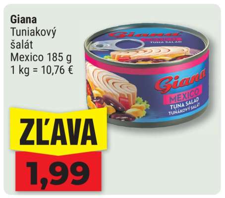 Giana Tuniakový šalát Mexico 185 g