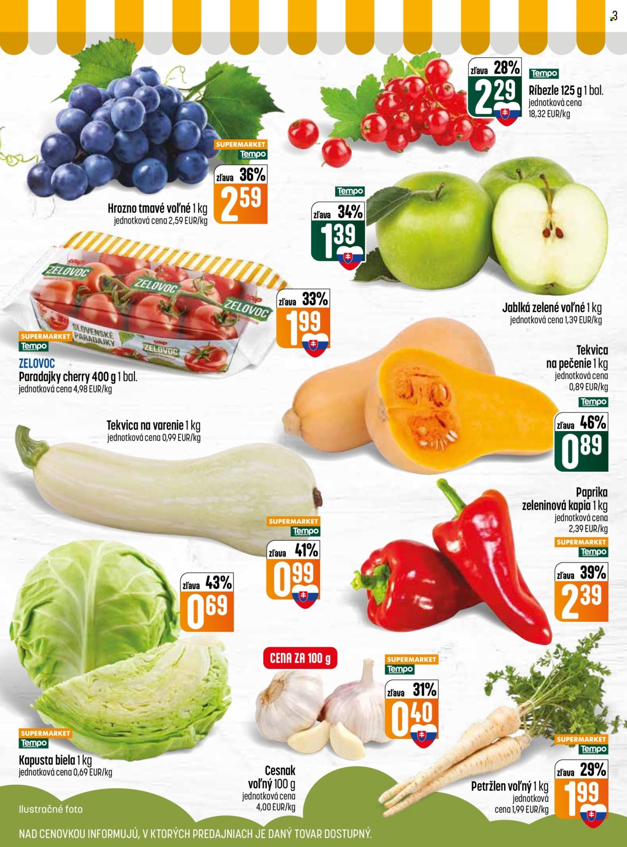 Leták COOP Jednota - 3.9.2026 - 9.9.2026. Strana 3