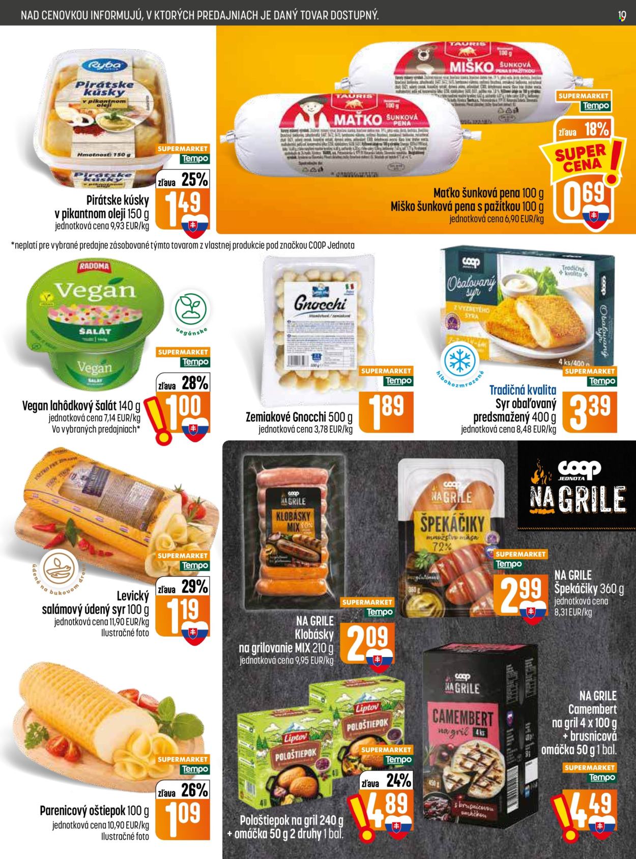 Leták COOP Jednota - 3.9.2026 - 9.9.2026. Strana 19