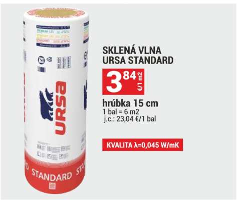 SKLENÁ VLNA URSA STANDARD
