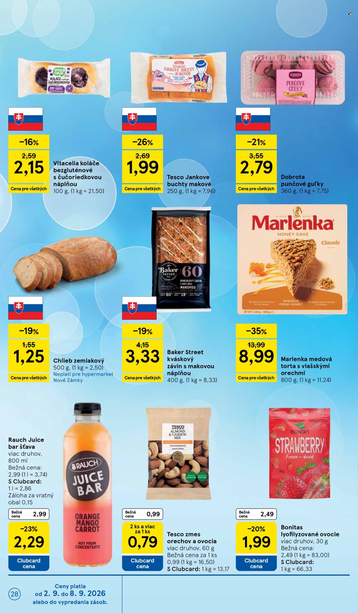 Leták TESCO - 2.9.2026 - 8.9.2026. Strana 28