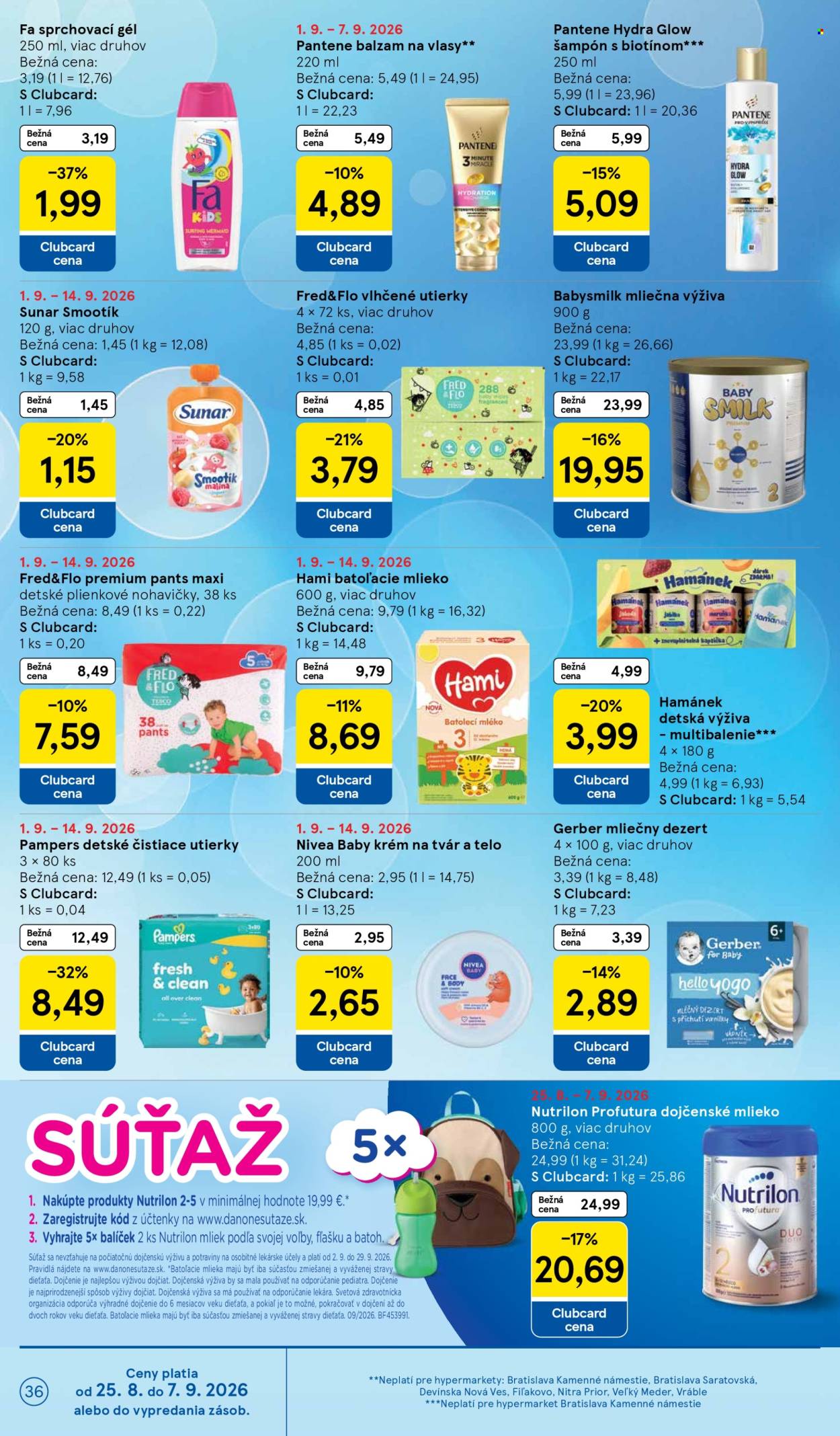 Leták TESCO - 2.9.2026 - 8.9.2026. Strana 36