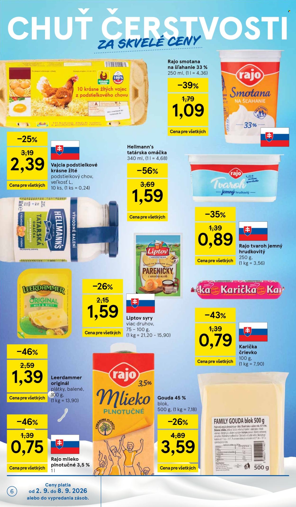 Leták TESCO supermarket - 2.9.2026 - 8.9.2026. Strana 6