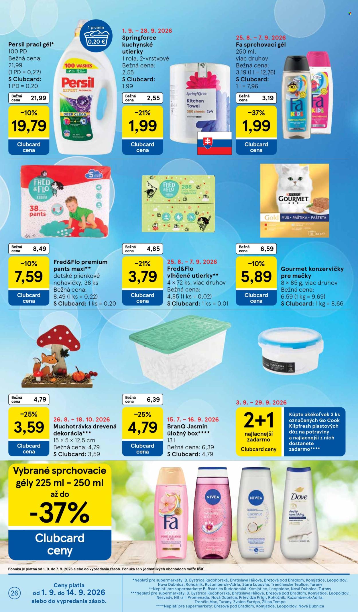 Leták TESCO supermarket - 2.9.2026 - 8.9.2026. Strana 26