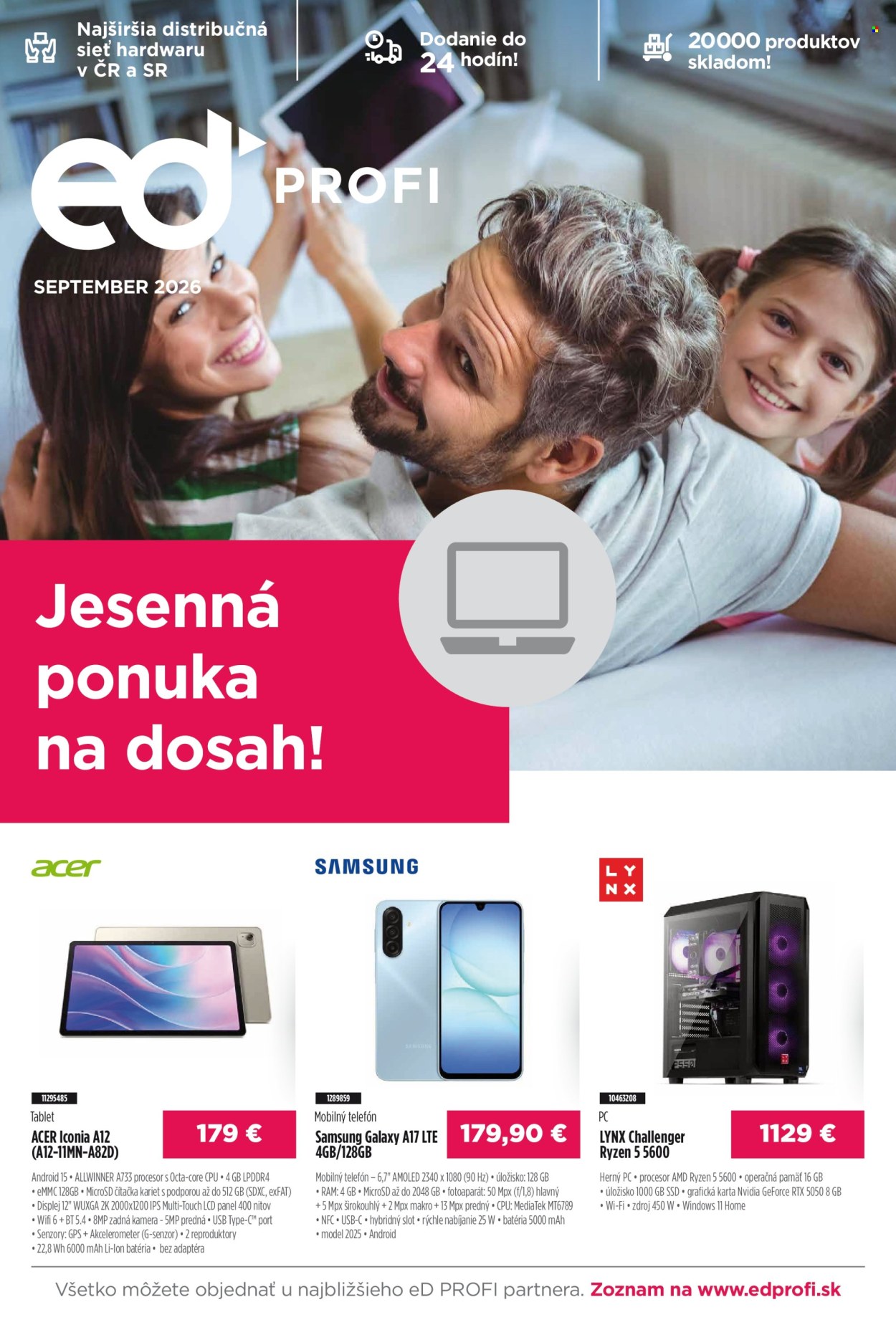 Leták eD PROFI - 1.9.2026 - 30.9.2026. Strana 1