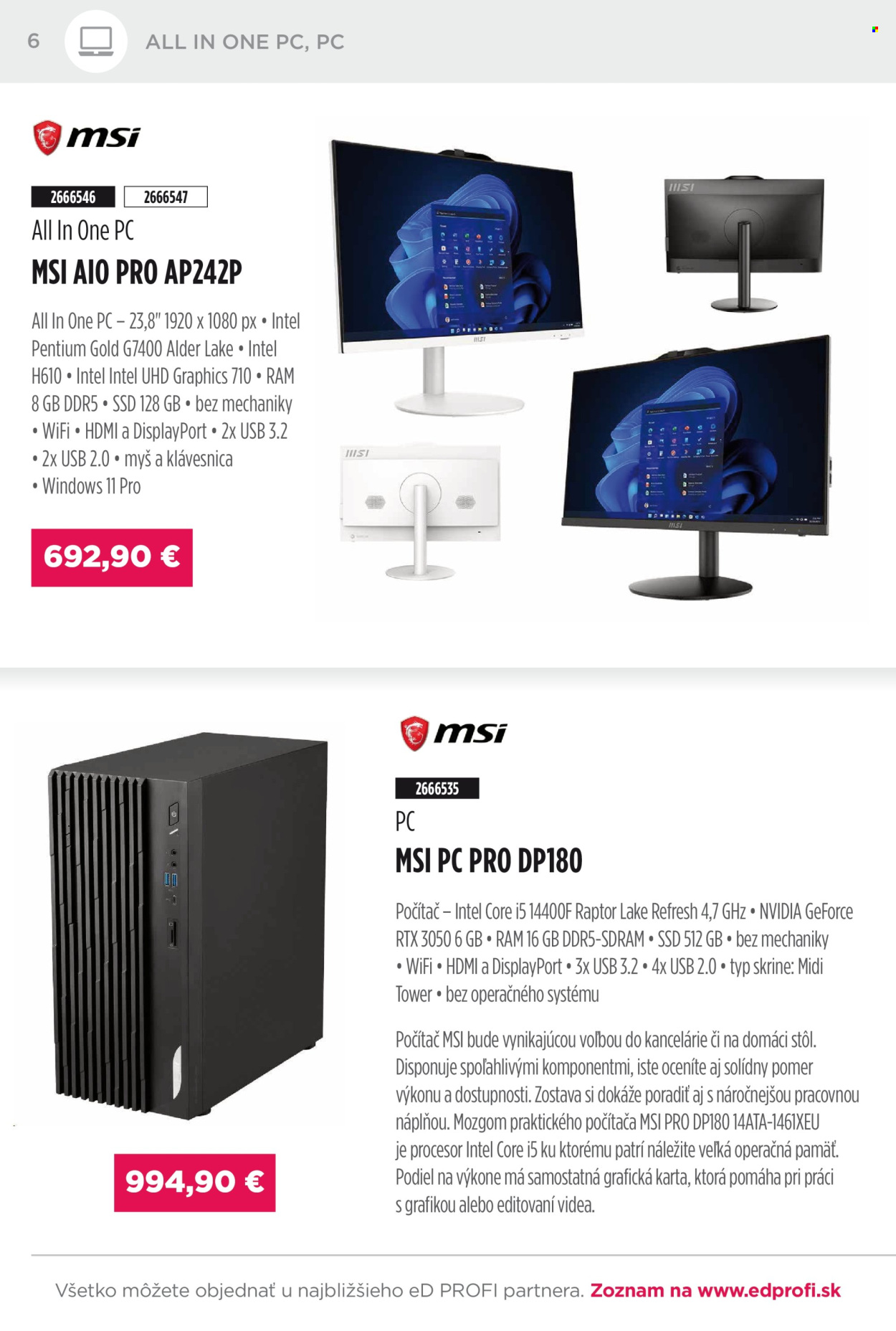Leták eD PROFI - 1.9.2026 - 30.9.2026. Strana 6