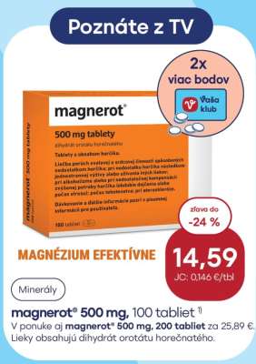 magnerot® 500 mg, 100 tabliet
