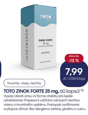 TOTO ZINOK FORTE 25 mg