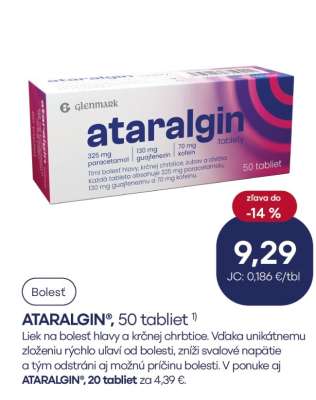 ATARALGIN®, 50 tabliet