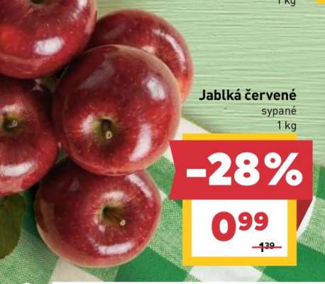Jablká červené