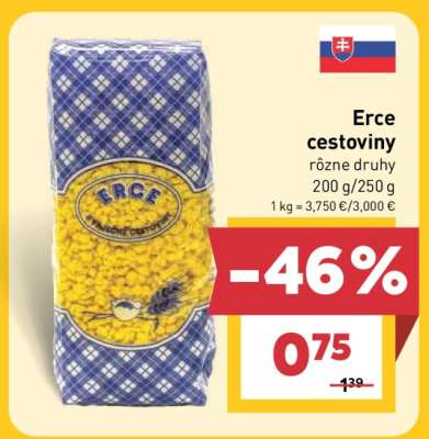 Erce cestoviny
