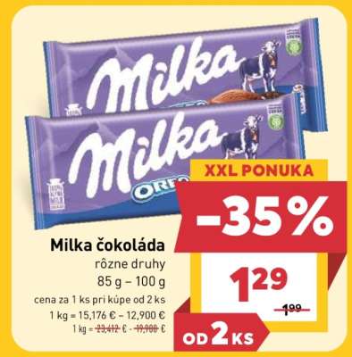 Milka čokoláda