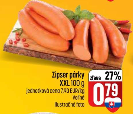 Zipser párky XXL 100 g