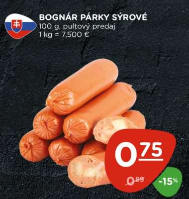 BOGNÁR PÁRKY SYROVÉ