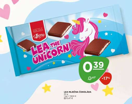 LEA Mléčná Čokoláda