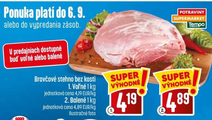 Bravčové stehno bez kosti