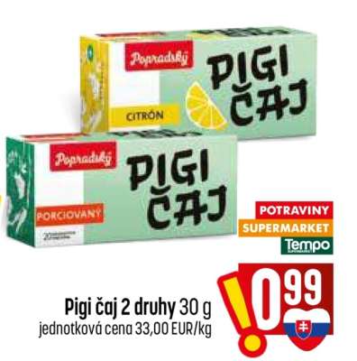 Pigi čaj 2 druhy 30 g