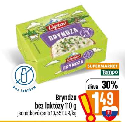 Bryndza bez laktózy 110 g