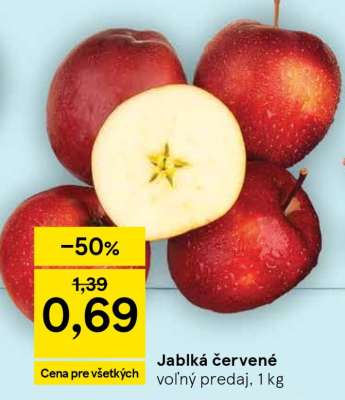 Jablká červené