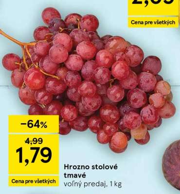 Hrozno stolové tmavé