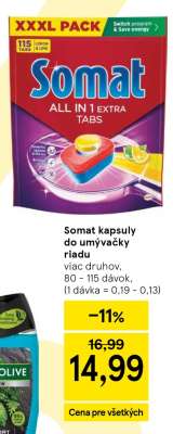 Somat kapsuly do umývačky riadu