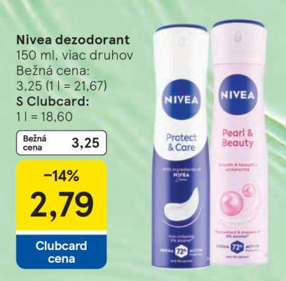 Nivea dezodorant